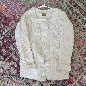 Pink Chenille Cardigan